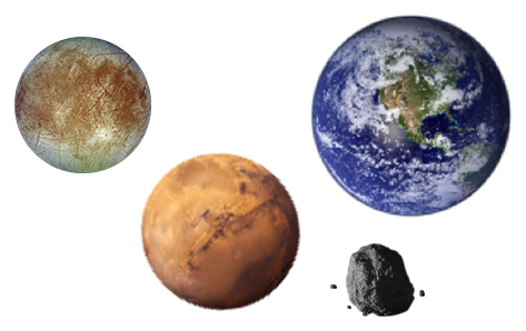 太陽系の水惑星たち